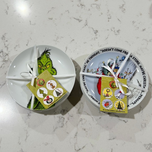 Holiday Grinch Plates Poshmark